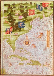 Map of Florida and the Antilles, from 